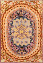 Vintage French Art Deco Rug 50504 Detail/Large View