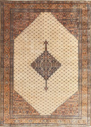 Vintage Persian Bibikabad Rug 50368 Nazmiyal