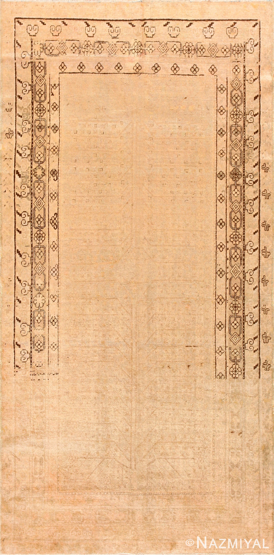 Antique East Turkestan Khotan Rug 50495 Nazmiyal