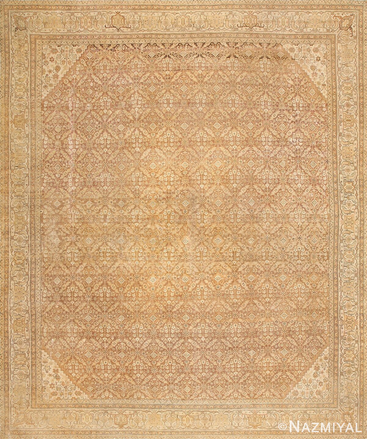 Antique Indian Amritsar Rug 50455 Detail/Large View