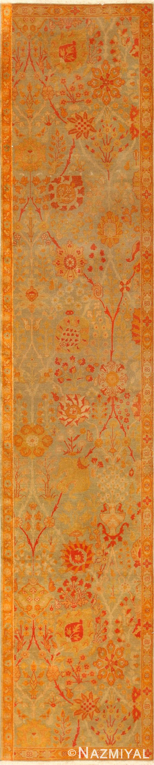 Antique Indian Runner Rug 50496 Detail/Large View