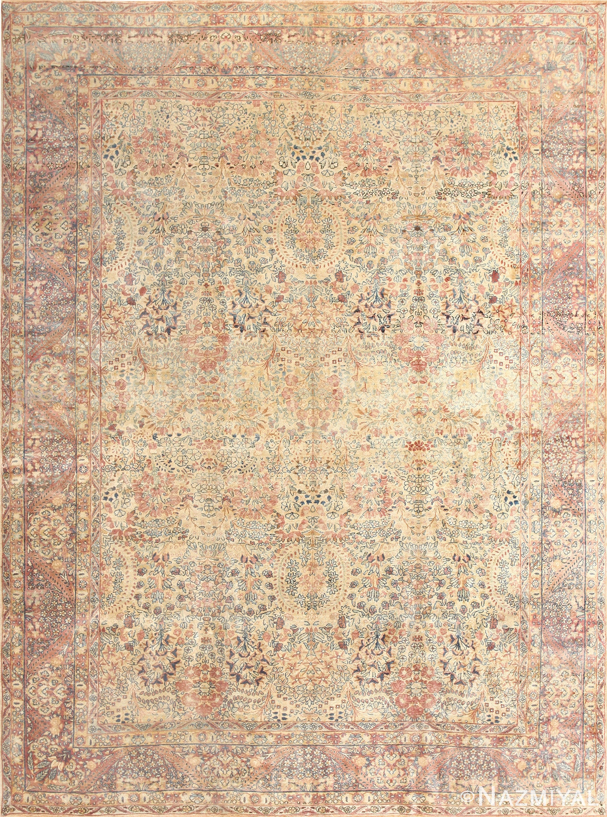 Antique Persian Kerman Rug 50488 Detail/Large View