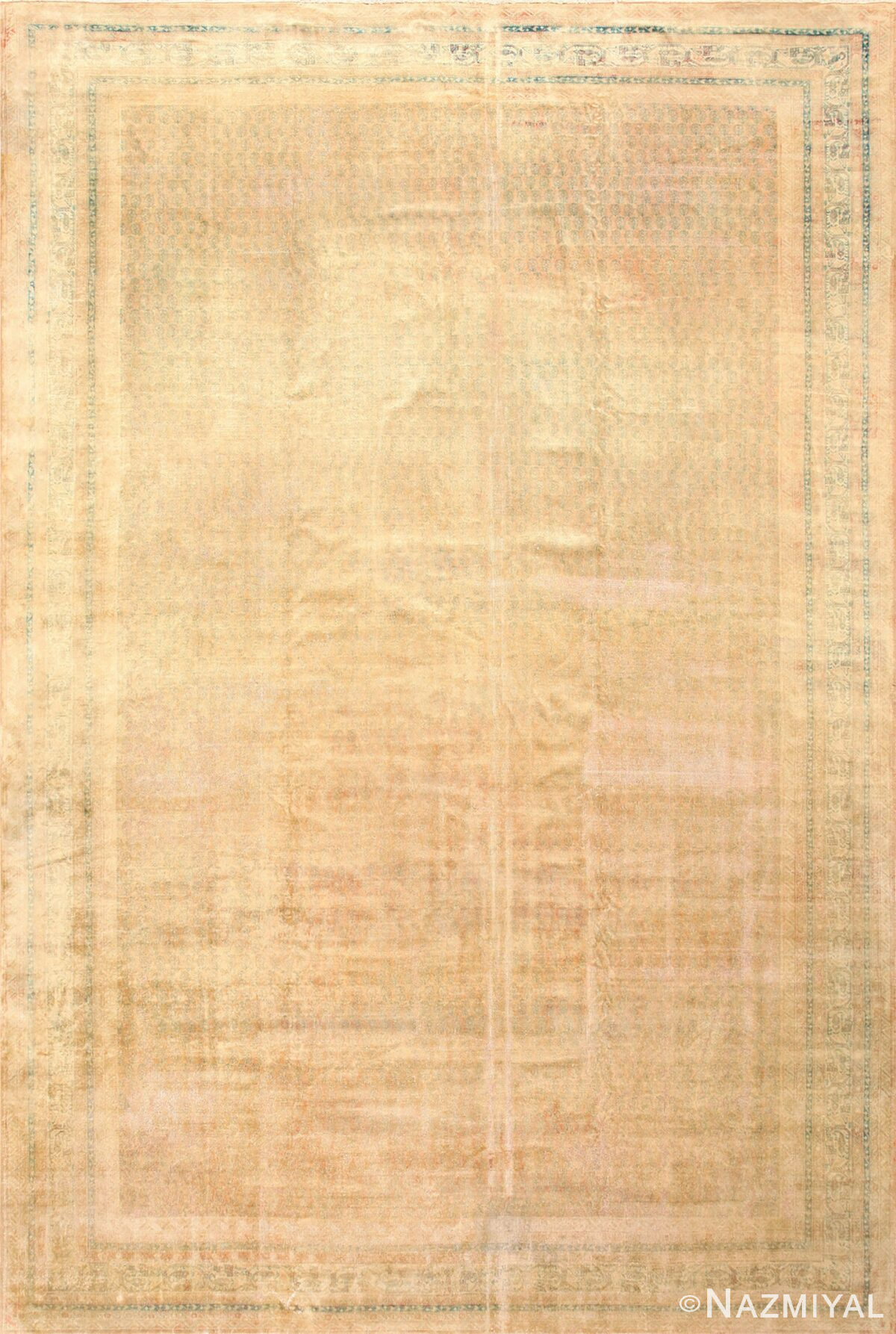 Large Antique Indian Rug 50449 Detail/Large View