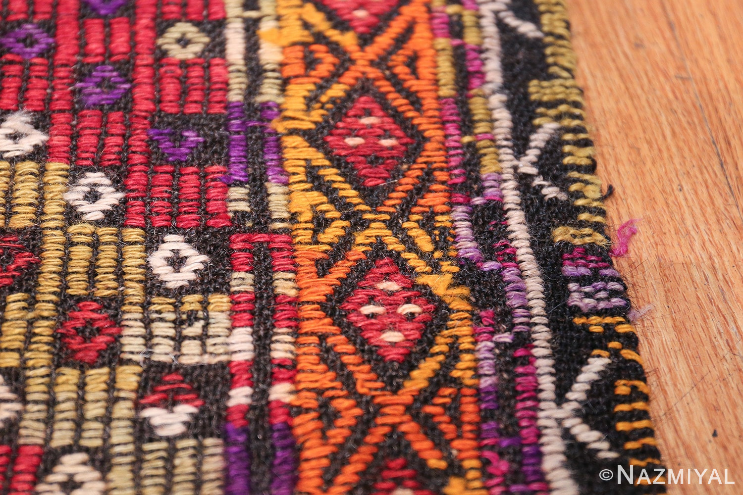 Vintage Turkish Kilim Rug 50534 by Nazmiyal