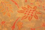 Weave detail Floral Antique Indian runner rug 50496 by Nazmiyal