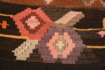 Weave detail floral vintage Turkish Kilim rug 50476 by Nazmiyal