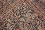 Weave detail gallery size antique Persian Farahan rug 50446 by Nazmiyal