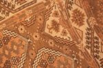 Weave detail long and narrow vintage tribal Afghan rug 50500 by Nazmiyal