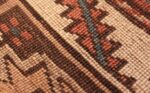 Weave detail Tribal Antique Persian Kurdish runner rug 50463 by Nazmiyal