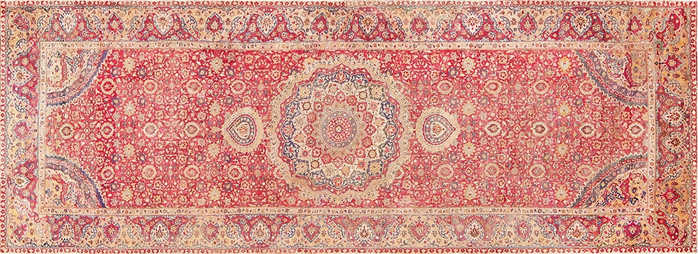 17th Century Mughal Indian Carpet Mughal Indian Carpet by Nazmiyal