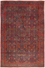 Antique Kurdish Bidjar Rug 46363 Detail/Large View