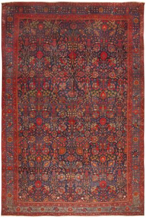 Antique Kurdish Bidjar Rug 46363 Detail/Large View