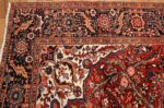 colorful antique persian heriz rug 48727 corner Nazmiyal