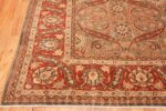 Corner Antique Persian Tabriz rug 50253 by Nazmiyal