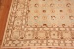 Corner Light blue Antique Persian Tabriz rug 47779 by Nazmiyal