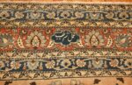 large antique persian khorassan carpet 48386 signature Nazmiyal