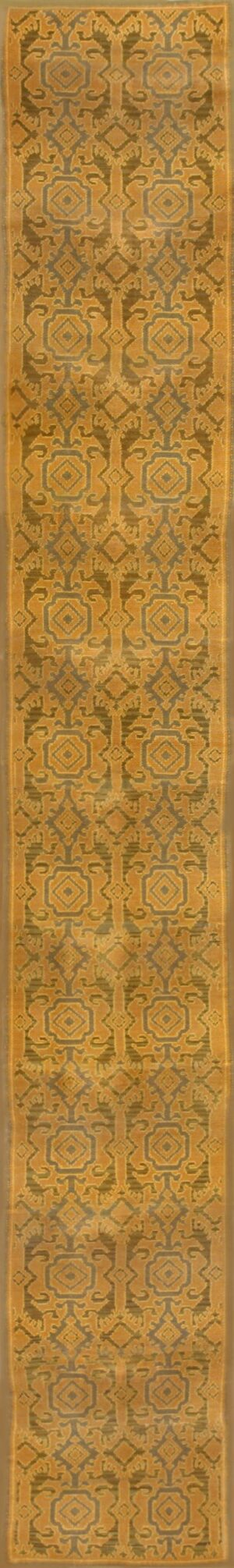 Long Antique Spanish Runner Rug 50472 Nazmiyal