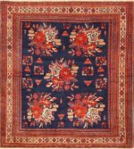 Square Antique Persian Afshar Rug 50397 Nazmiyal