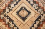 tribal antique caucasian shirvan rug 50473 center Nazmiyal