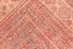 Weave detail Square Antique Persian Afshar rug 50397 by Nazmiyal
