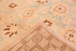 Weave Light blue Antique Persian Tabriz rug 47779 by Nazmiyal