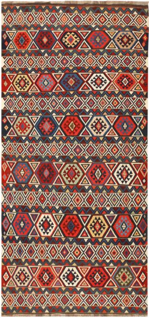 Antique Caucasian Kilim 48420 Detail/Large View