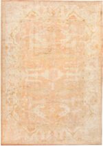 Antique Turkish Oushak Rug 50505 Detail/Large View
