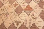 Close-up Treillis Antique American Hooked rug 50558 by Nazmiyal