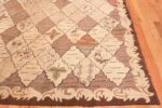 Corner Treillis Antique American Hooked rug 50558 by Nazmiyal