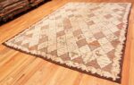 Full Treillis Antique American Hooked rug 50558 by Nazmiyal
