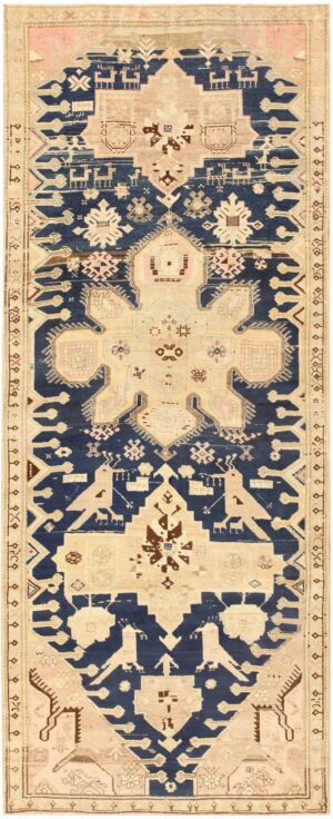 Tribal Antique Caucasian Karabagh Rug 50271 Detail/Large View