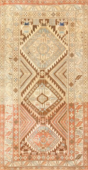 Vintage Caucasian Shirvan Rug 50464
