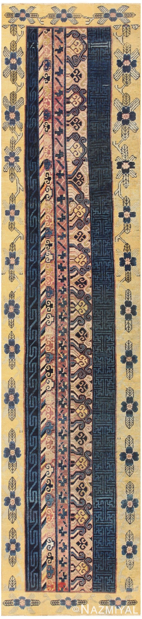 Antique Khotan Runner Rug from East Turkestan 48427 Nazmiyal