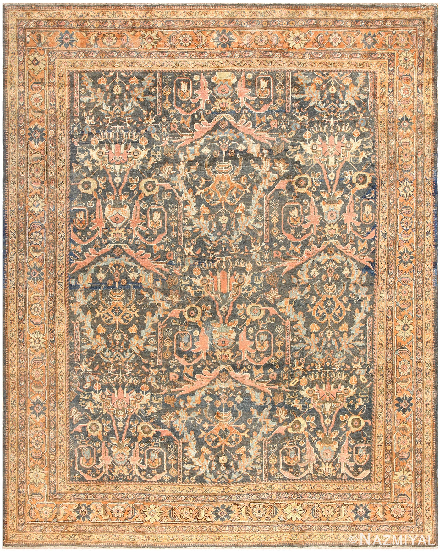 Antique Persian Sultanabad Rug 50567 Nazmiyal