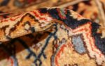 antique persian mahi fish design malayer rug 50642 pile Nazmiyal