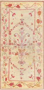 Antique Shabby Chic Tribal Turkish Ghiordes Rug 50640 Nazmiyal