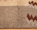 beautiful antique french art deco carpet 50551 brown Nazmiyal