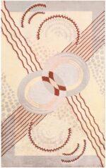 Beautiful Antique French Art Deco Carpet 50551 Nazmiyal