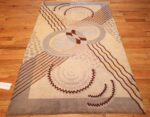 beautiful antique french art deco carpet 50551 full Nazmiyal