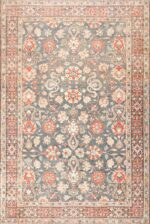 Beautiful Grey Antique Persian Tabriz Rug 48598 Nazmiyal