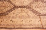 Border decorative large Antique Turkish Oushak rug 50566 by Nazmiyal