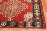 Corner Vintage Tribal Turkish Kilim rug 50636 by Nazmiyal