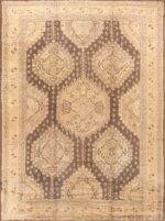 Decorative Large Antique Turkish Oushak Rug 50566 Nazmiyal