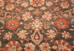 Detail beautiful Grey Antique Persian Tabriz rug 48598 by Nazmiyal