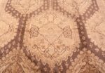 Field decorative large Antique Turkish Oushak rug 50566 by Nazmiyal