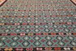 Fine Light Blue Tribal Antique Turkish Kilim Rug 50628 Field Design Nazmiyal