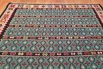 Fine Light Blue Tribal Antique Turkish Kilim Rug 50628 Top Design Nazmiyal