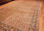 Full Large Mahi Fish Design Antique Persian Tabriz rug 50616 by Nazmiyal