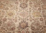 ivory antique square persian sultanabad rug 50590 design Nazmiyal