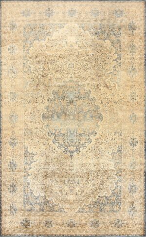 Large Decorative Antique Persian Kerman Rug 50622 Nazmiyal